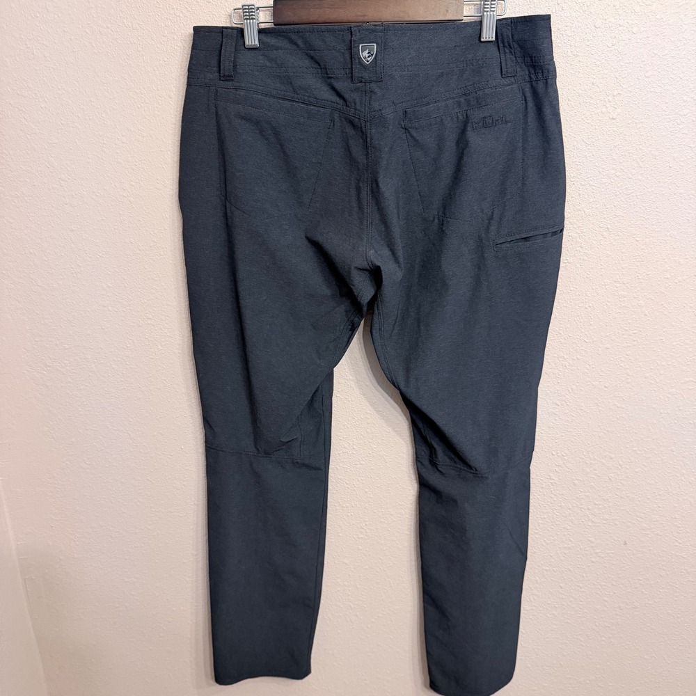 KUHL Deceptr Dark Gray Technical Hiking Pants 34x32 Stretch Tuff Lite Fabric - Picture 2 of 9